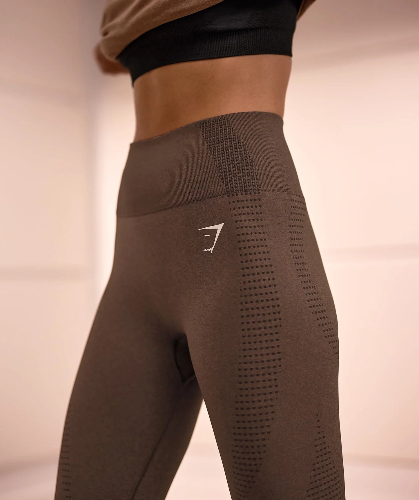 Legging cafe Gymshark tela gruesa push up
