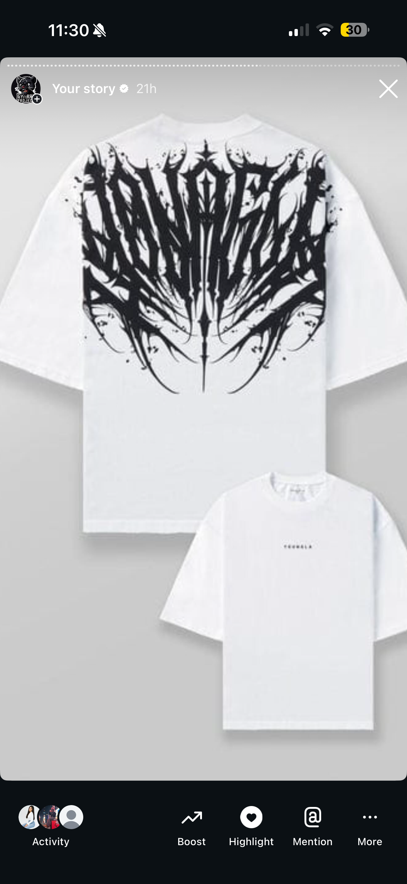 Oversized Chaos Tee YoungLa