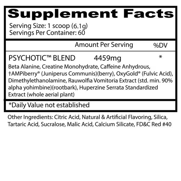PSYCHOTIC BLACK (60 SERVS)