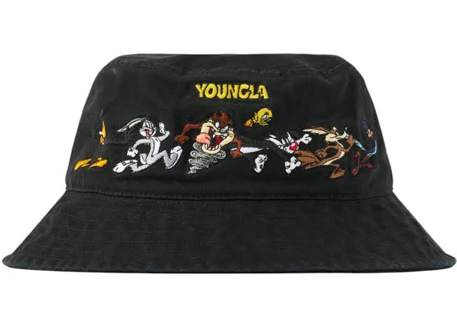 YoungLA x Looney Tunes Bucket Hat Black Hombre