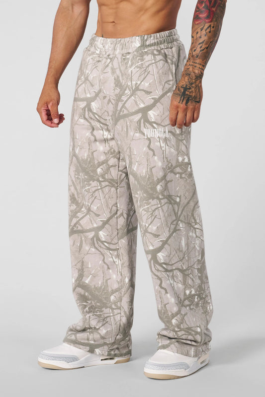 2133 - Tree Camo Baggy Sweats Tan Tree Camo YoungLa