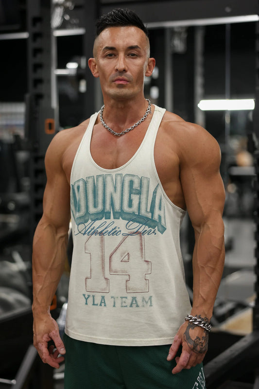 3045 - Golden Era Athletic Stringers Off White YoungLa