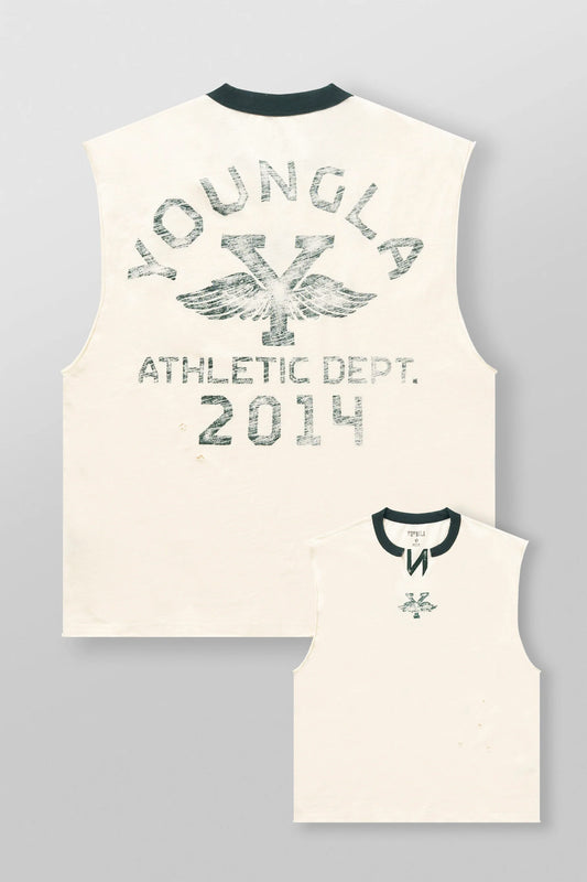 3033 - Yu-Gi-Oh!® Cut-Offs Off White YoungLa
