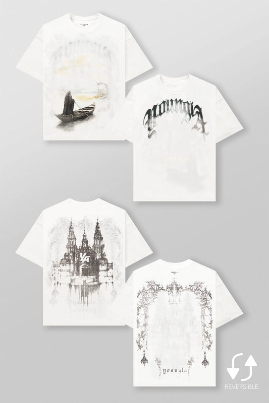 4164 - Reversible Two-Way Tees Sacred Ruin YoungLa