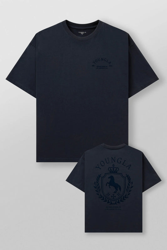 4268 - Old Money Tees Navy Wash YoungLa