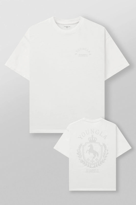 4268 - Old Money Tees White  YoungLa