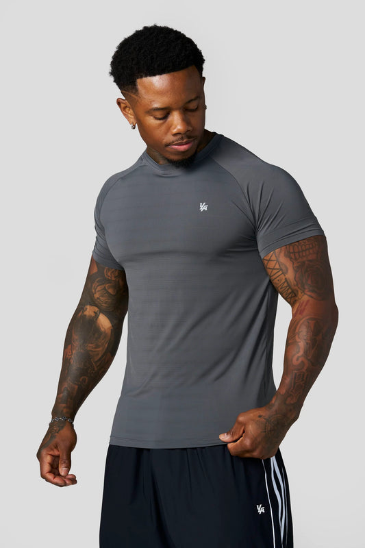 4275 - Liquid Compression Tees Grey YoungLa