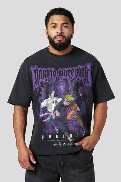 4319 - Naruto Artwork Tees Battle YoungLa
