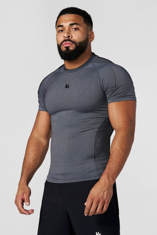4339 - Forme Compression Tees Grey YoungLa