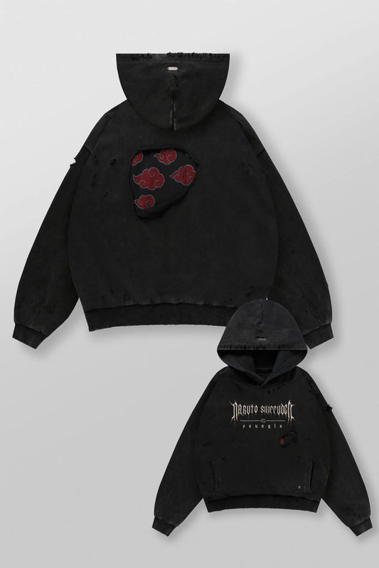 5073 - Naruto Peek Through Hoodies Akatsuki YoungLa