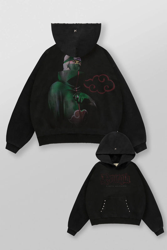 5083 - Naruto Stud Artwork Hoodies Kakuzu YoungLa