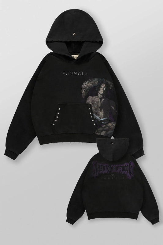 5083 - Naruto Stud Artwork Hoodies Snake YoungLa