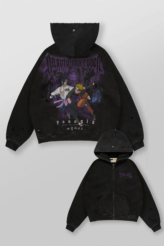 5086 - Naruto Zip-Up Hoodies Battle YoungLa