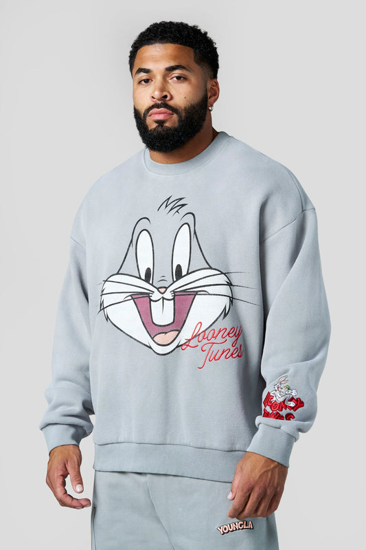 5255 - Looney Tunes Face Crewnecks Bunny YoungLa
