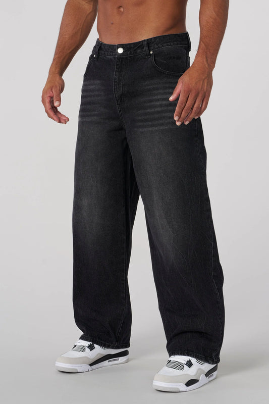 6013 - Baggy Ass Jeans Black YoungLa