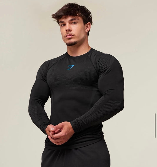 Ónix Gymshark negro con azul