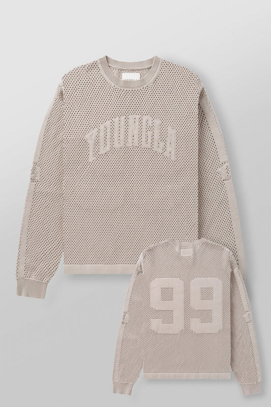 8016 - 99 Knit Longsleeves Tan YoungLa