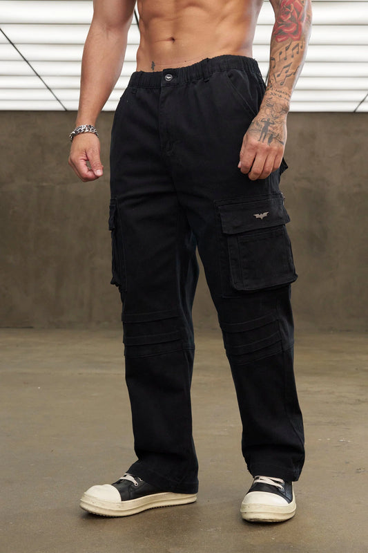 6066 - Batman Drifter Pants Black wash YoungLa