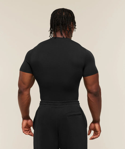 Super Soft Muscle Tee Gymshark Black