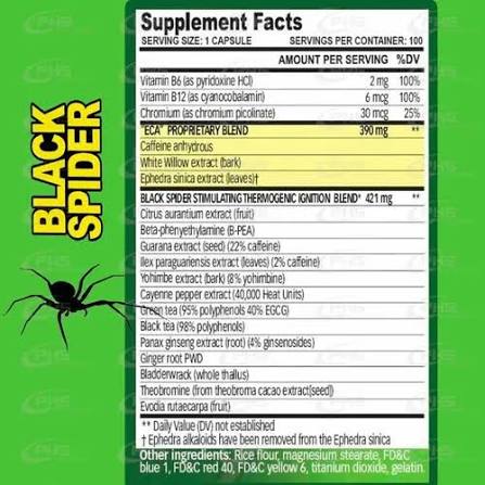 BLACK SPIDER (100 CAPS)