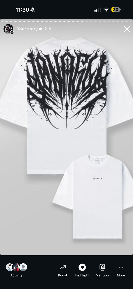 Oversized Chaos Tee YoungLa