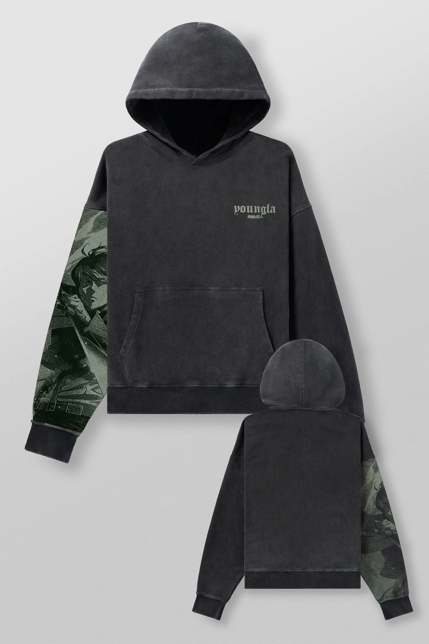 5129 - AOT© x YLA Pullover Hoodies