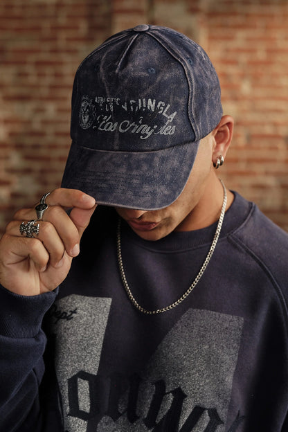 9042 - Golden Era Hats Blue wash