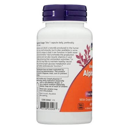 Alpha Lipoic Acid 600mg 60 vegcaps
