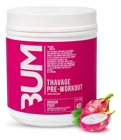 RAW CBUM THAVAGE PWO (40 SERVS)