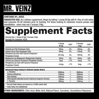 MR VEINZ STIM FREE (40 SERVS)