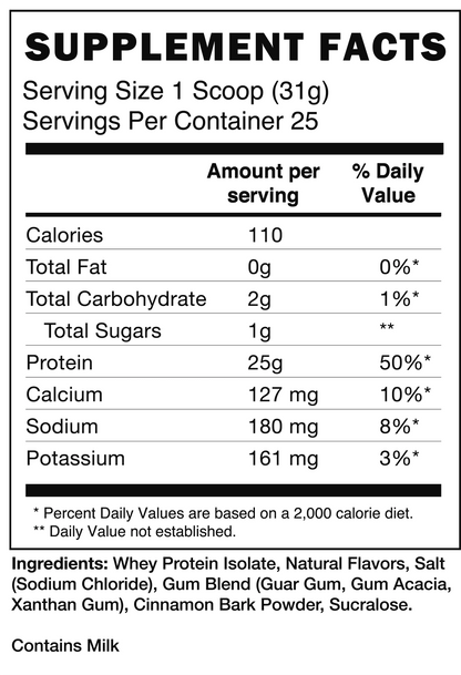 CBUM ISO 25 SERVS (1.72 LBS)