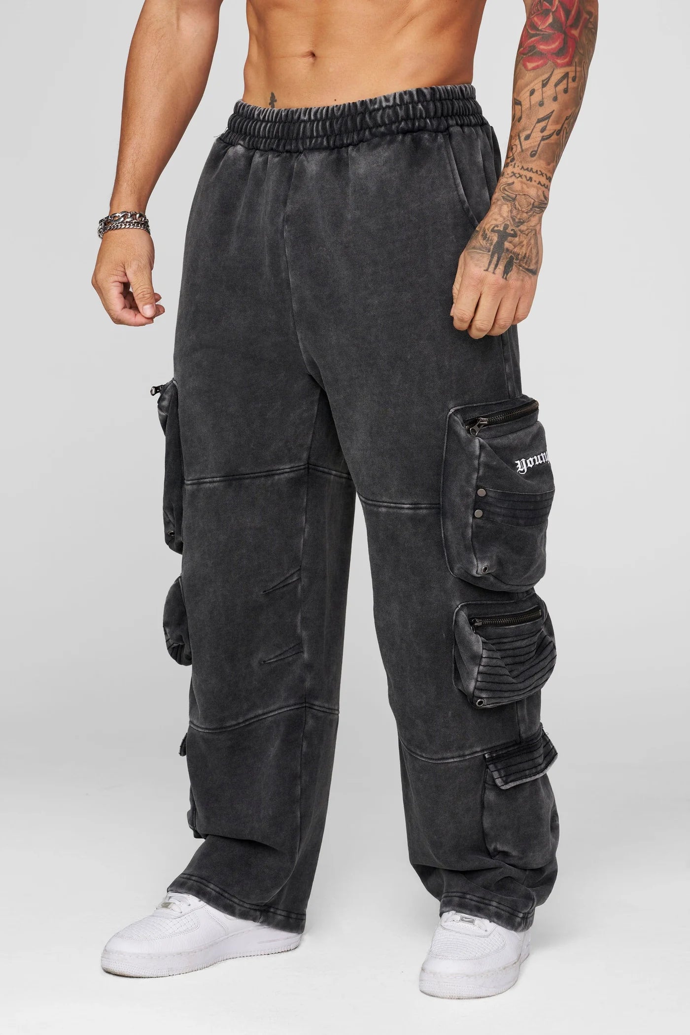 2027 - Stacked Cargo Sweats