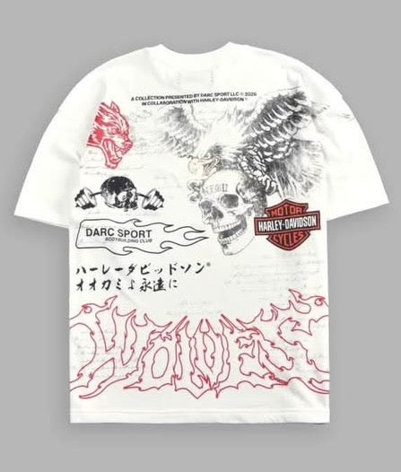 DarcSport The eagle y the skull premium tee
