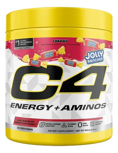 C4 Energy + Aminos JOLLY RANCHER 30 Porciones cherry